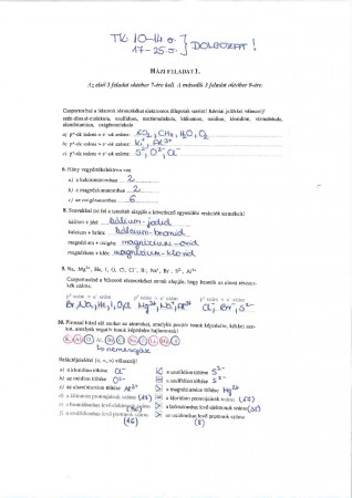 Házi Feladat Megoldás